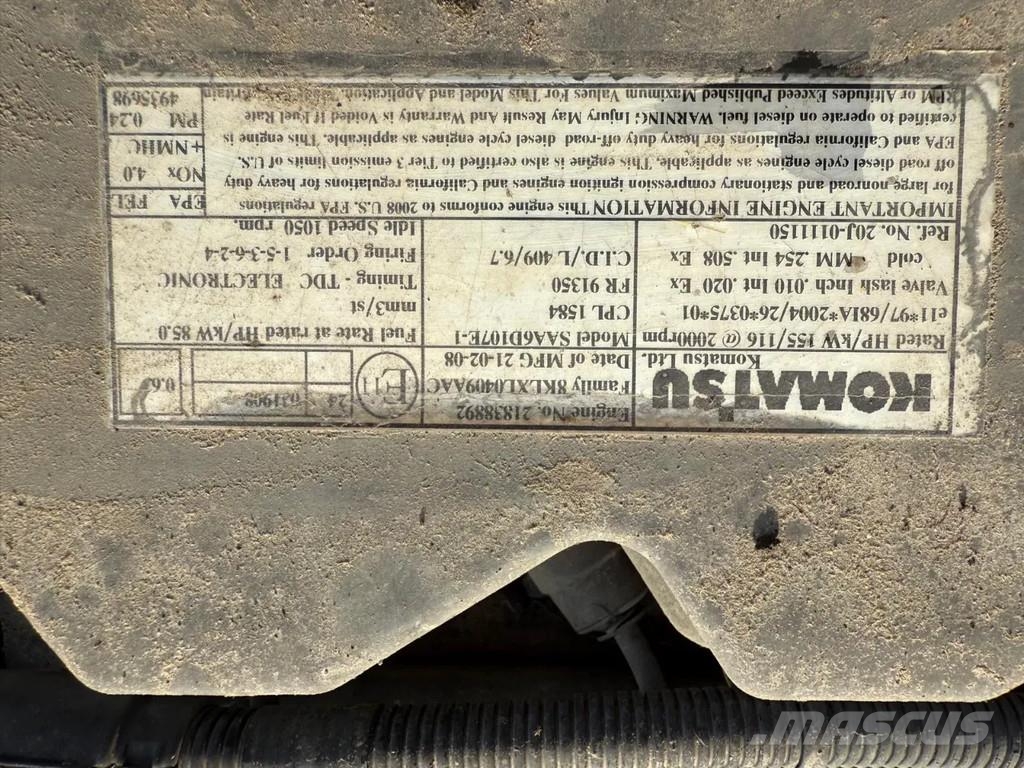 Komatsu PW180-7 Εκσκαφείς με τροχούς - λάστιχα