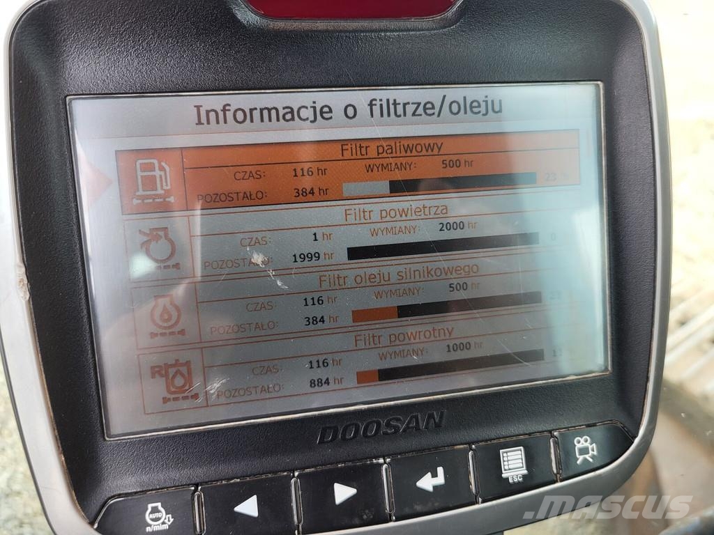 Doosan DX255LC-5 حفارات زحافة