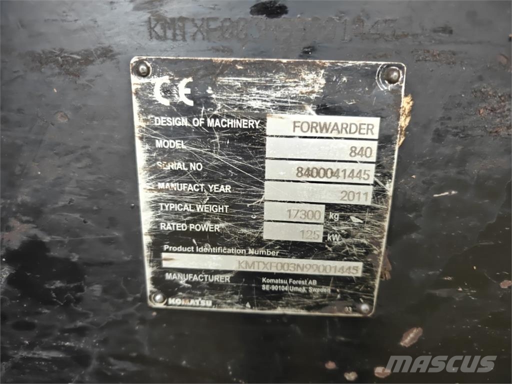 Komatsu 840.4 Forvarderi