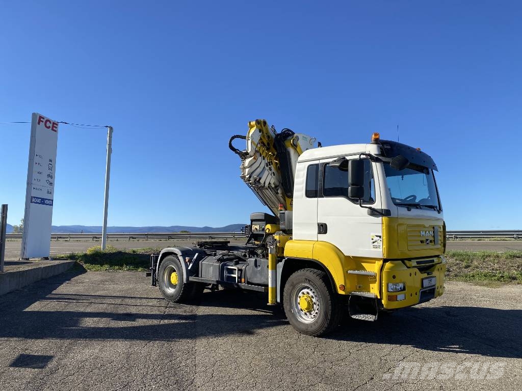 MAN TGA 18.400 HydroDrive 4x4 H-B/L HIAB 322-E6 中古トラクターヘッド | トレーラーヘッド
