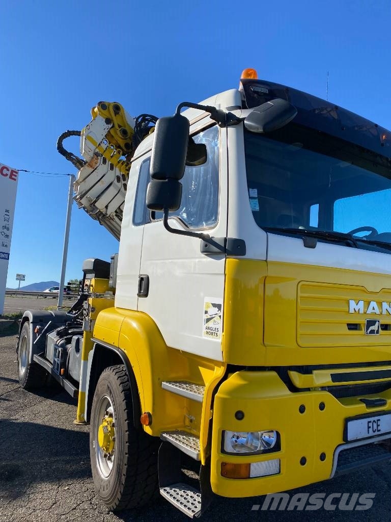 MAN TGA 18.400 HydroDrive 4x4 H-B/L HIAB 322-E6 中古トラクターヘッド | トレーラーヘッド
