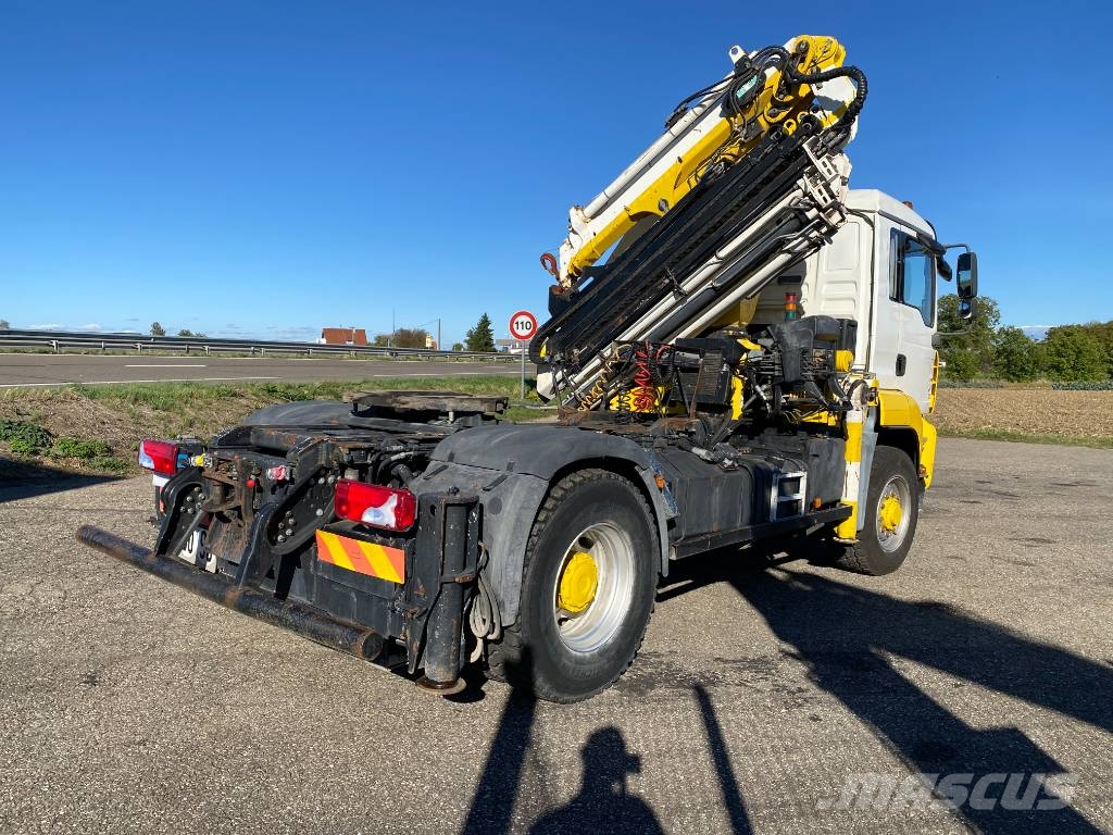 MAN TGA 18.400 HydroDrive 4x4 H-B/L HIAB 322-E6 中古トラクターヘッド | トレーラーヘッド
