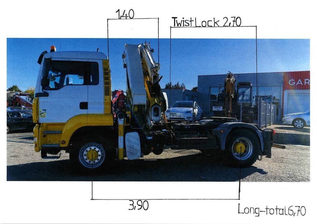MAN TGA 18.400 HydroDrive 4x4 H-B/L HIAB 322-E6 中古トラクターヘッド | トレーラーヘッド