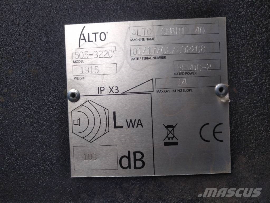 Alto 505-322 Zamiatarki - Zgarniarki - Odśnieżarki
