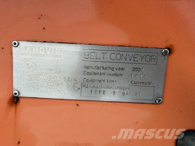 Sandvik USED HYDRAULIC BELT Transportni trakovi