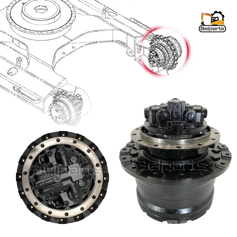 Hitachi ZX130 ZX135 ZX135US-3 Final Drive Travel Motor Transmission