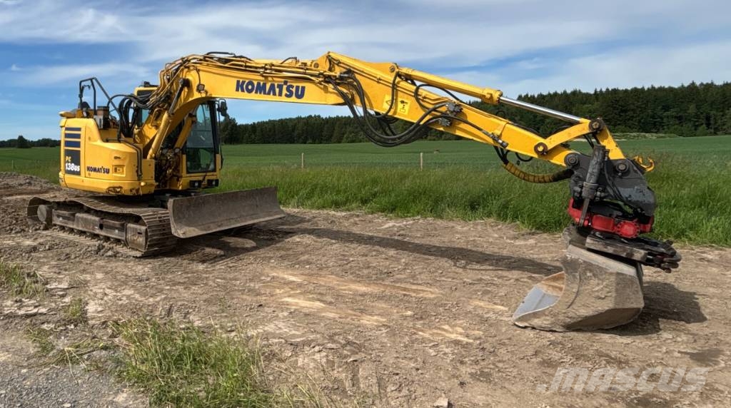 Komatsu PC 138 US-11 Excavadoras sobre orugas