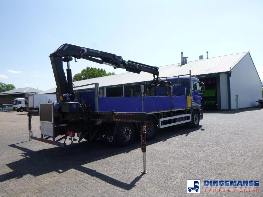 MAN TGS 26.360 6X2 RHD + HMF 1420-K2 + grapple Allterreng kraner