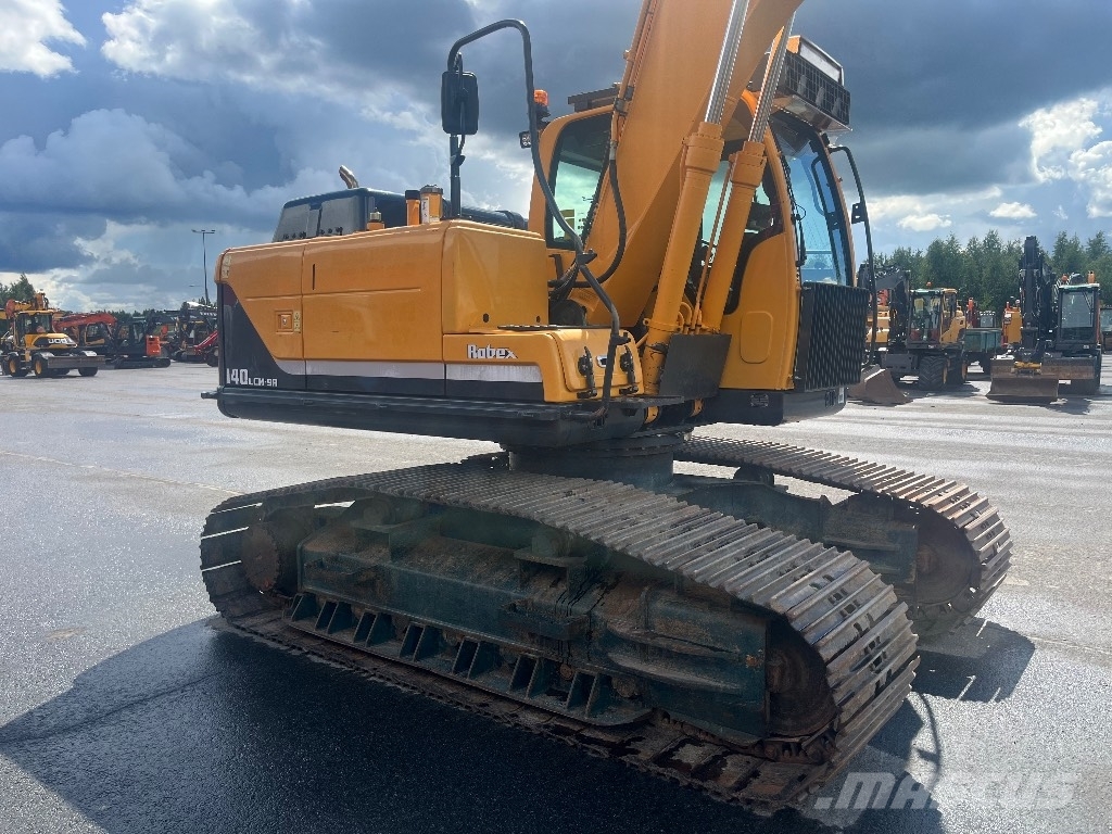 Hyundai Robex 140 LCM-9 / Engcon, Harvesteri, Uudet ketjut Excavadoras sobre orugas