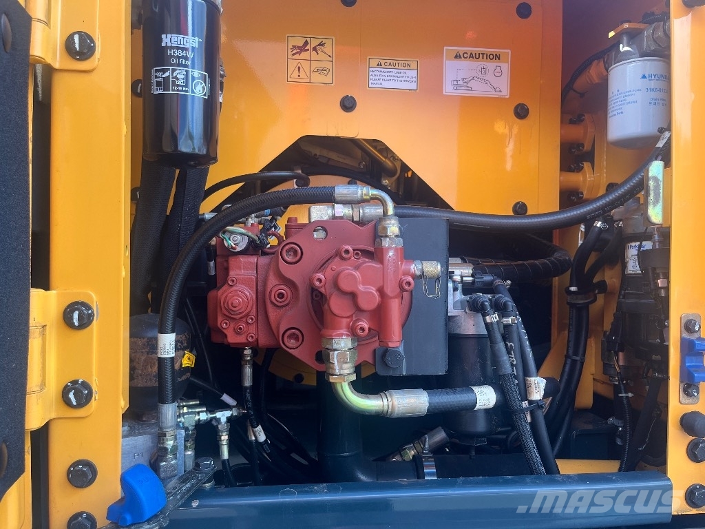 Hyundai Robex 140 LCM-9 / Engcon, Harvesteri, Uudet ketjut Excavadoras sobre orugas