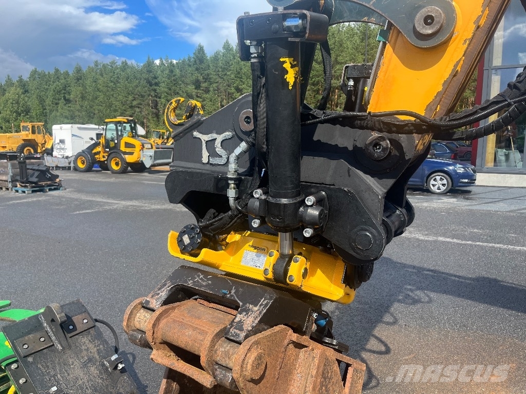 Hyundai Robex 140 LCM-9 / Engcon, Harvesteri, Uudet ketjut Excavadoras sobre orugas