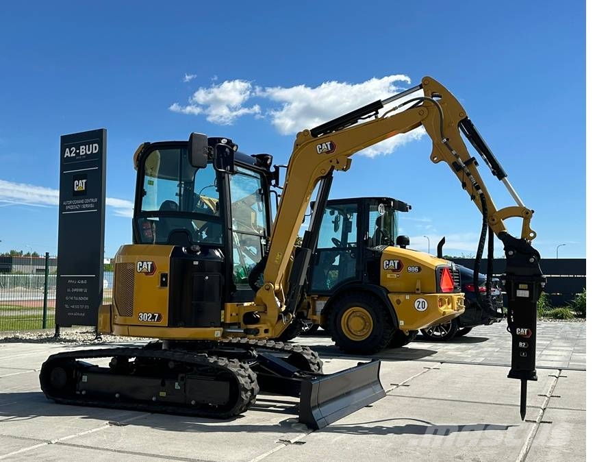 CAT 302.7 CR Miniekskavaatorid < 7 t
