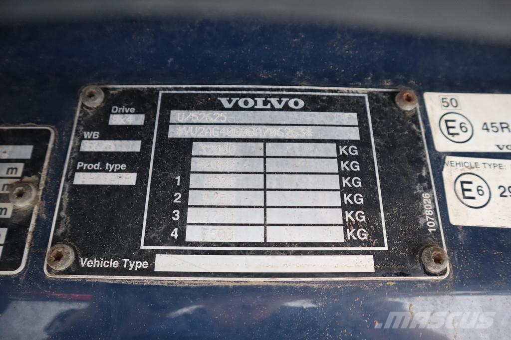 Volvo FH 540 | 8X4*4 | PALFINGER HOOK | EURO 6 工程吊钩车