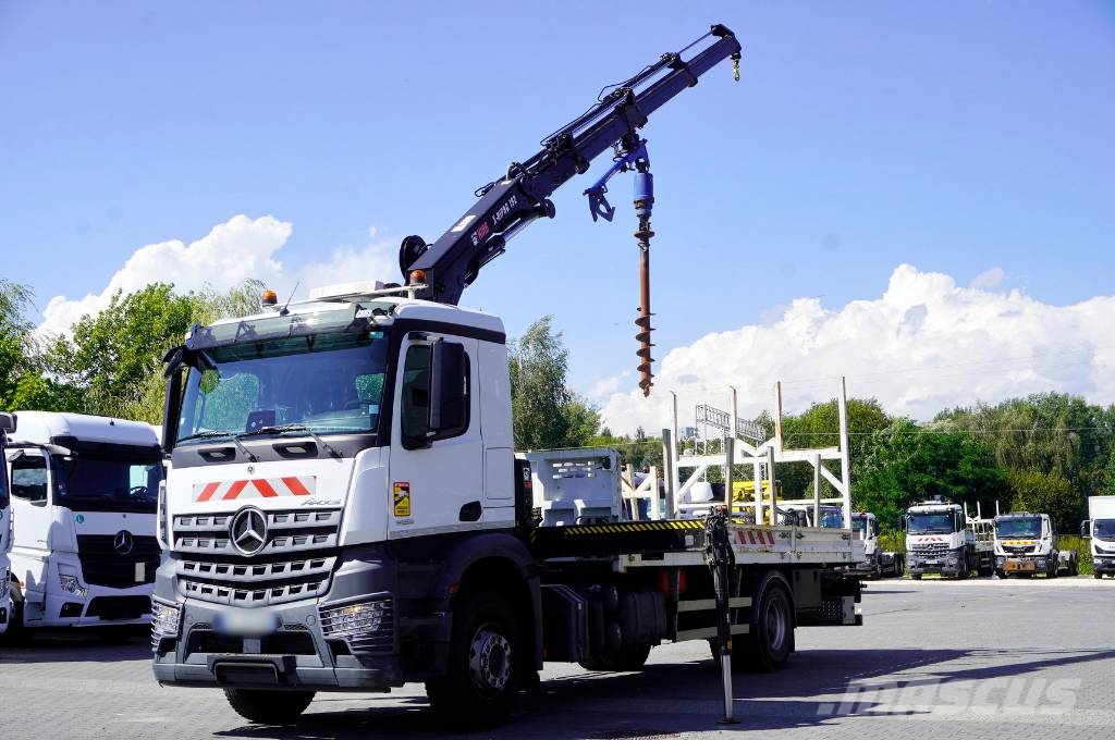 Mercedes-Benz Arocs 1833 4×2 / 50 tho. km! / HIAB X-HIPRO 192 ES Автокрани