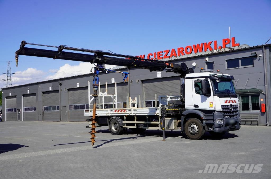 Mercedes-Benz Arocs 1833 4×2 / 50 tho. km! / HIAB X-HIPRO 192 ES Автокрани