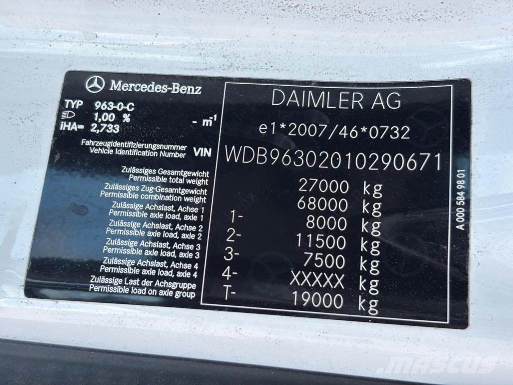 Mercedes-Benz ACTROS 2553L 6x2*4 EURO6 + RETARDER + CARRIER SUPR Hűtős