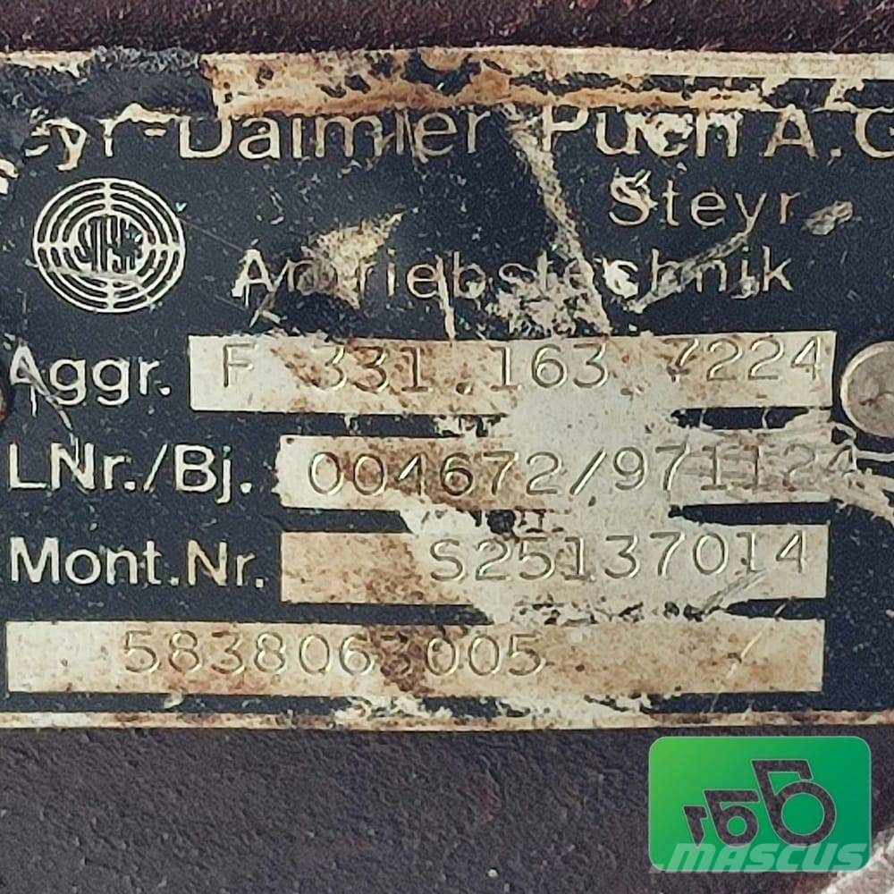 Deutz-Fahr Agrotron M620 Differential Rear axle ZF 1331003301 傳動裝置