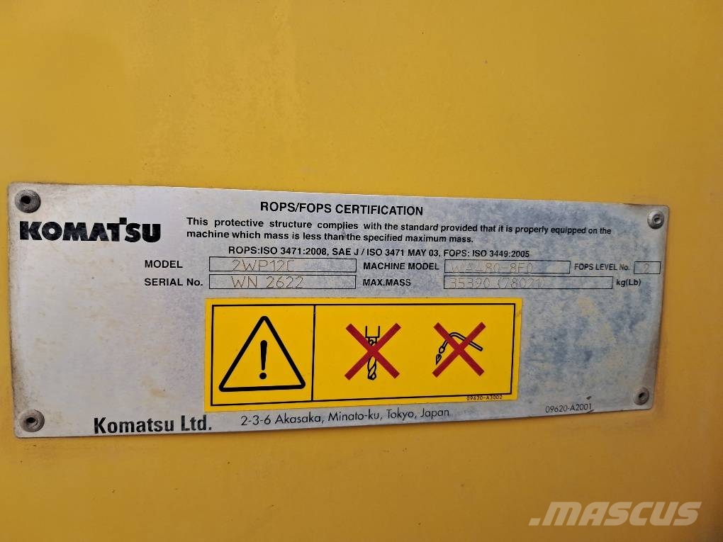 Komatsu WA480-8E0 AGGREGATE Radlader