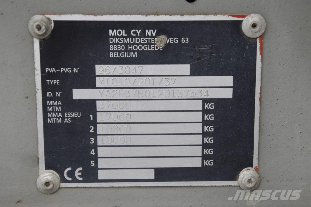 MOL BETON MIXER/MALAXEUR/MISCHER 12M3+MOTOR/MOTEUR Other semi-trailers
