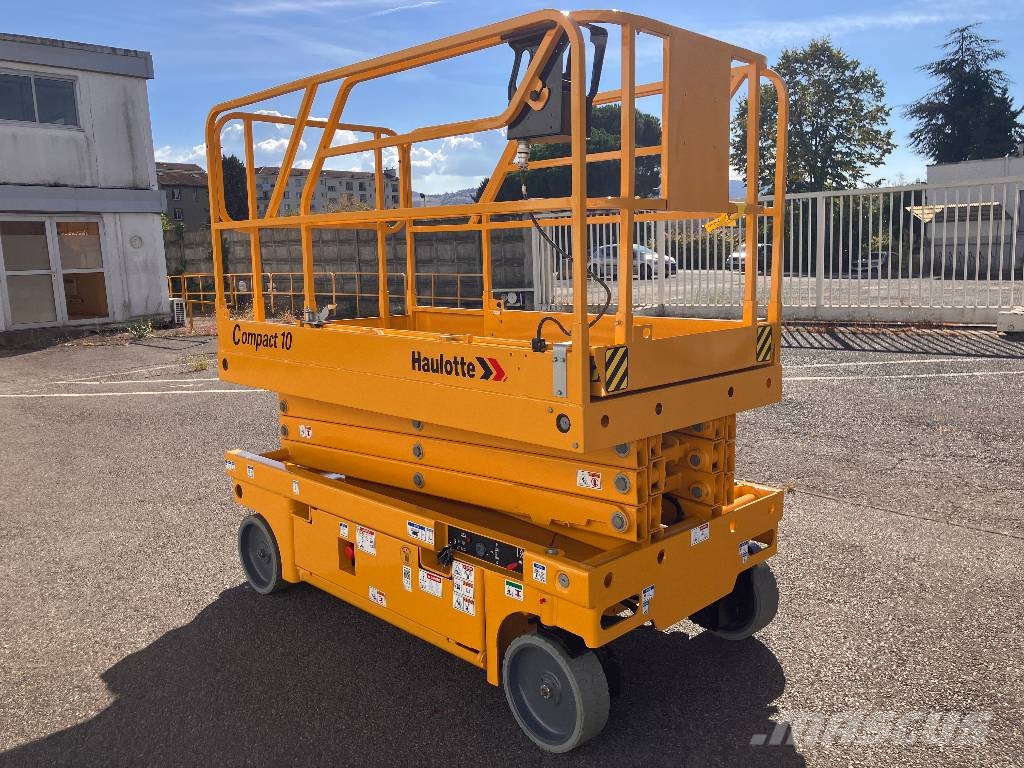 HAULOTTE COMPACT10 - NEW BATTERIES 4 NEW WHEELS Nacelle ciseaux