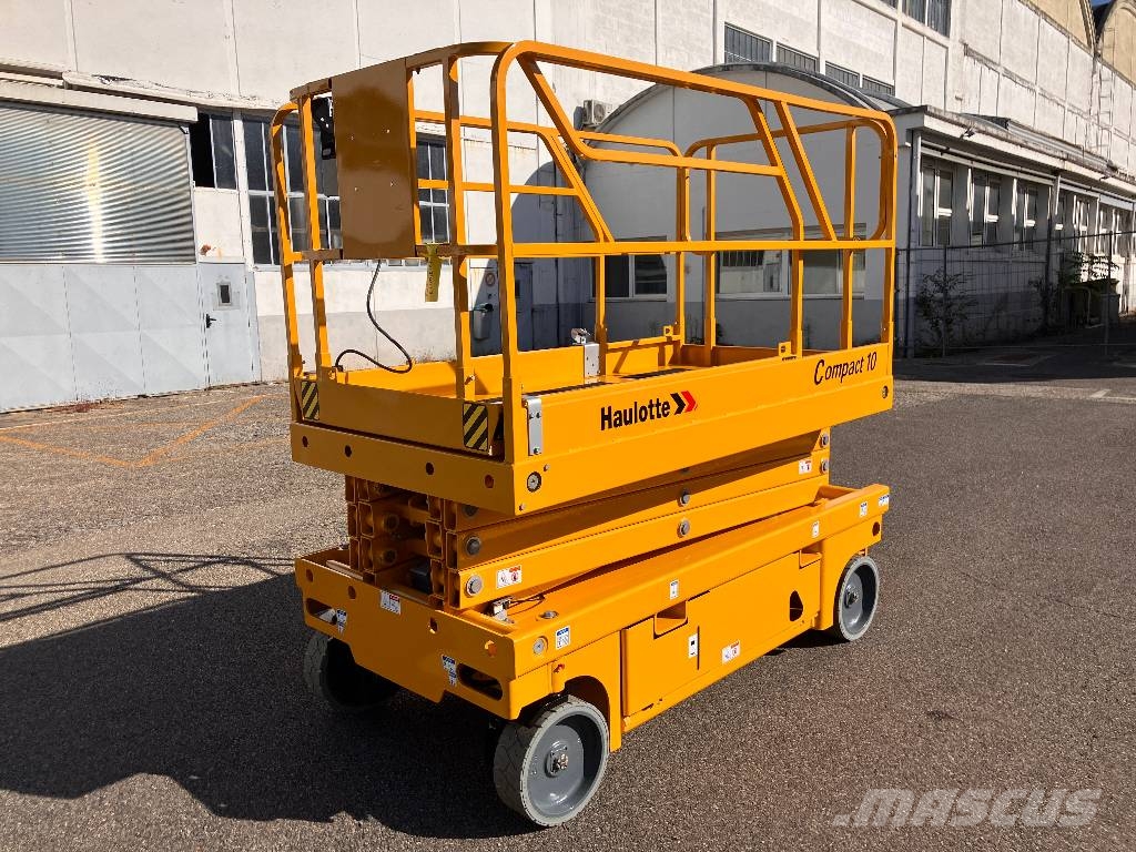 HAULOTTE COMPACT10 - NEW BATTERIES 4 NEW WHEELS Nacelle ciseaux