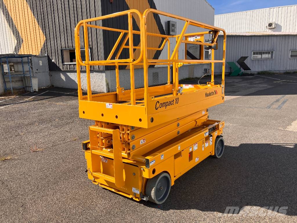 HAULOTTE COMPACT10 - NEW BATTERIES 4 NEW WHEELS Nacelle ciseaux