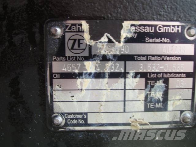 ZF 4WG 190 أجهزة نقل