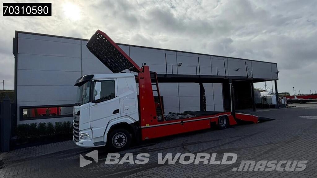 DAF XF 530 XF 4X2 NEW! BASREAL Car transporter Winch 5 Vehicle transporters