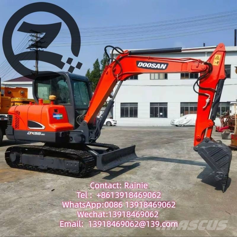 Doosan DX 55 Mini kotrók < 7t