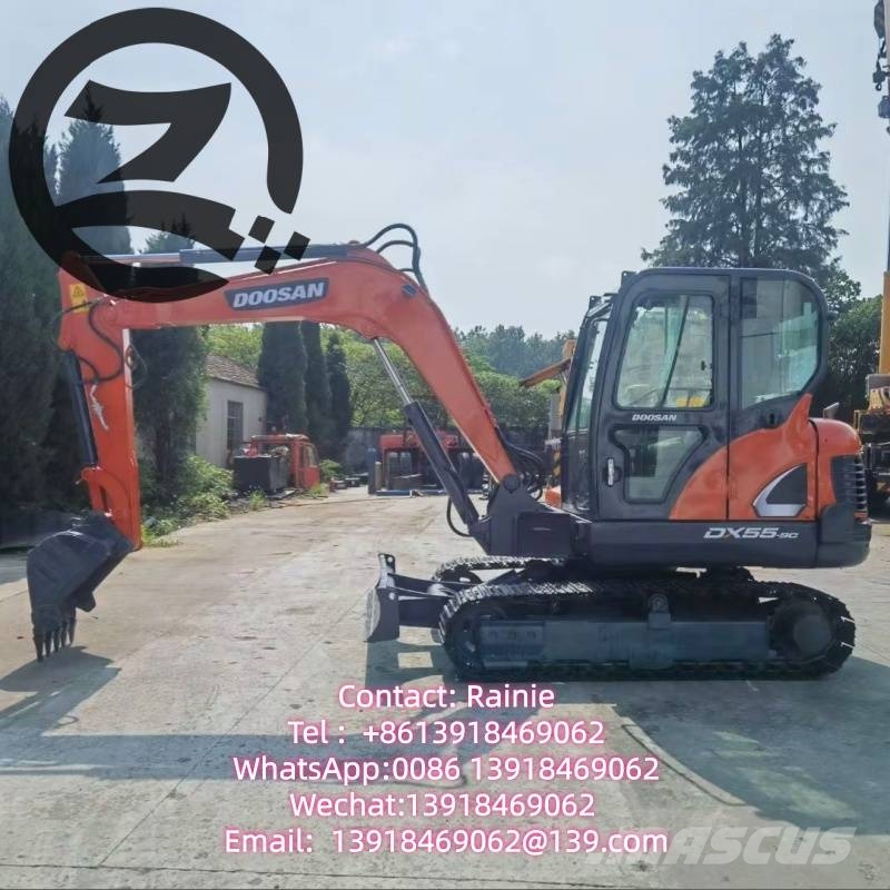 Doosan DX 55 Mini kotrók < 7t