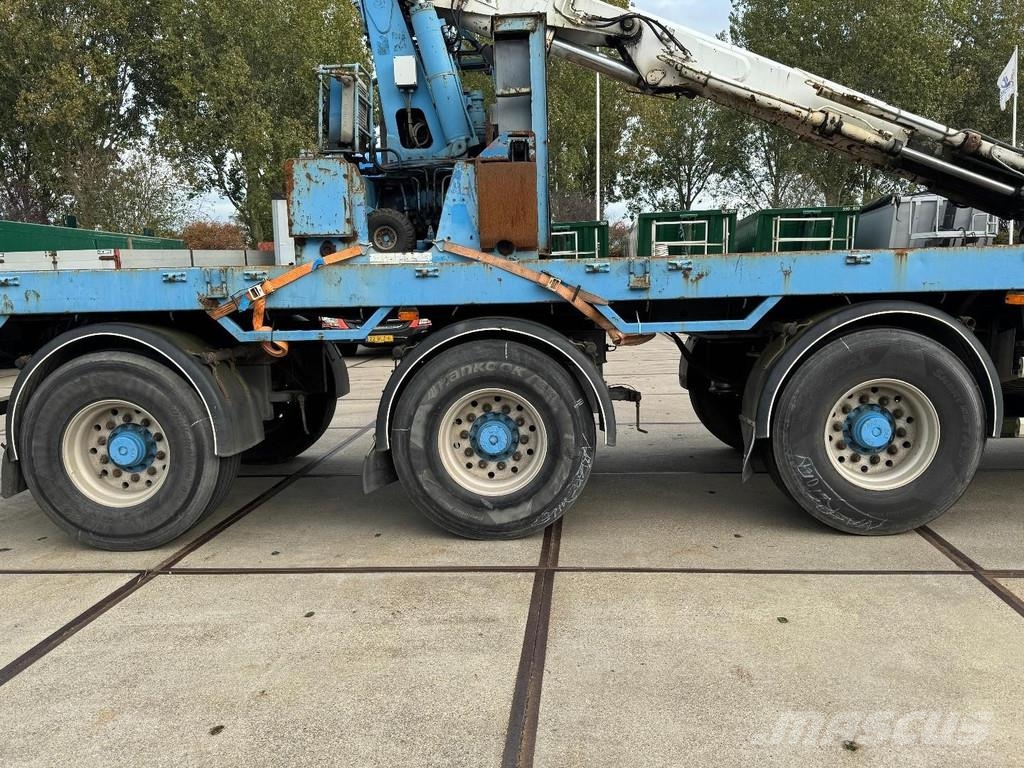 Floor FLO-17-30H2 3 AXLE SAF + KENNIS R-24 CRANE Madelpoolhaagised