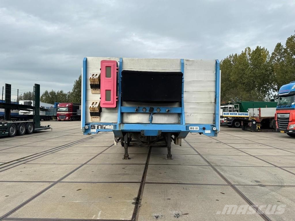 Floor FLO-17-30H2 3 AXLE SAF + KENNIS R-24 CRANE Madelpoolhaagised