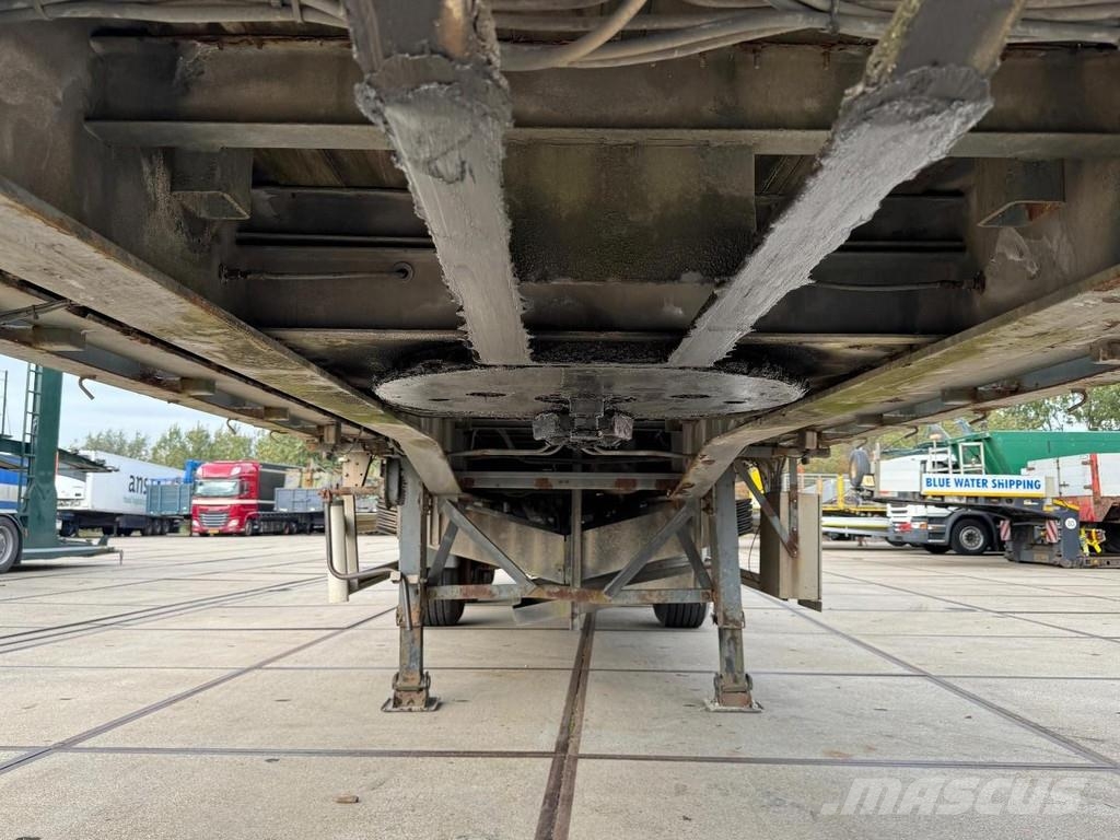 Floor FLO-17-30H2 3 AXLE SAF + KENNIS R-24 CRANE Madelpoolhaagised