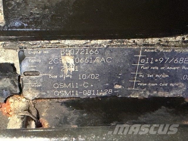 Cummins QSM11-C USED ENGINE エンジン