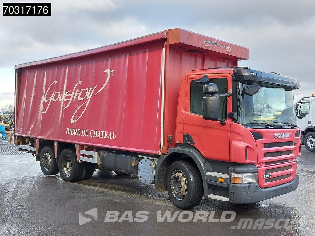 Scania P280 6X2 2500kg Ladebordwand Curtains Full Air Lif Lastbil - Gardin