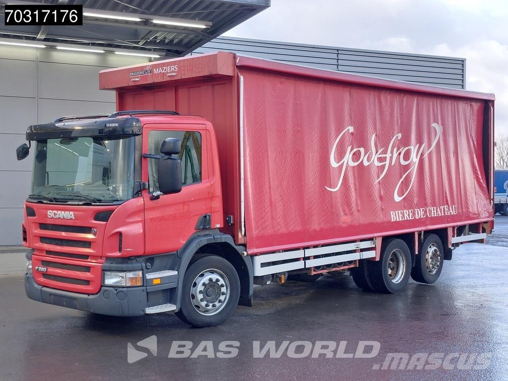Scania P280 6X2 2500kg Ladebordwand Curtains Full Air Lif Lastbil - Gardin