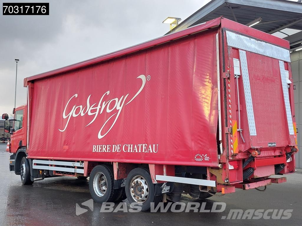Scania P280 6X2 2500kg Ladebordwand Curtains Full Air Lif Lastbil - Gardin