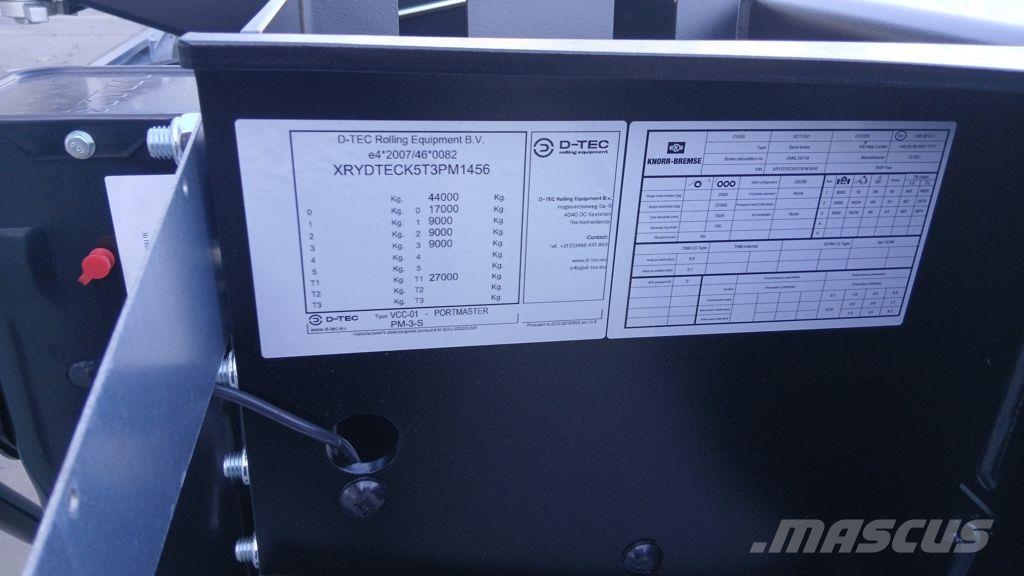 D-tec Portmaster Kontejnerske polprikolice