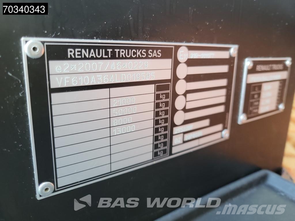 Renault T 520 T 4X2 HIGH Full-Air 2xTanks Alcoa's Xenon Na Tractor Units