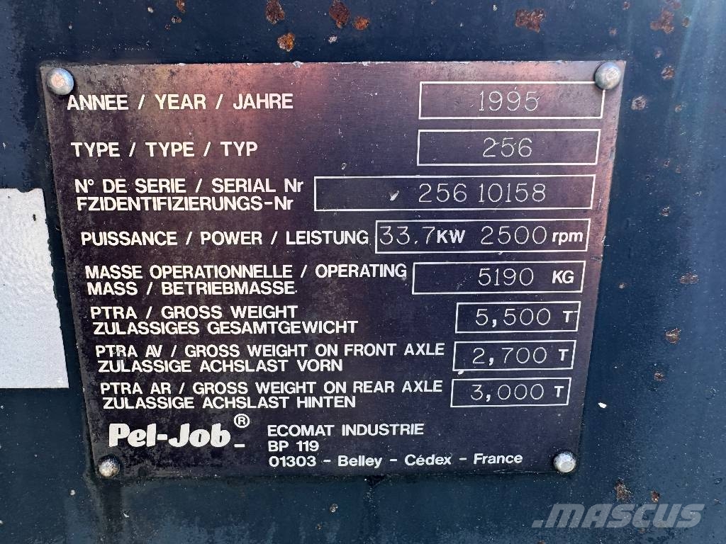 Pel-Job 256 Mobilbagger 3xSchaufeln 5190 kg Εκσκαφείς με τροχούς - λάστιχα