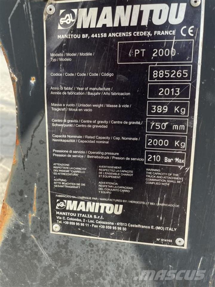 Manitou KRANARM PT2000 Άλλα εξαρτήματα