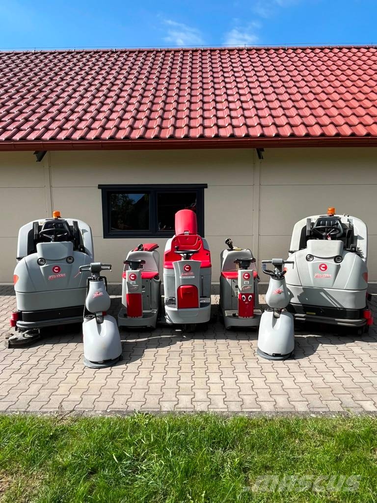 Pakiet szorowarek Comac 7 sztuk Gulvvaskemaskiner