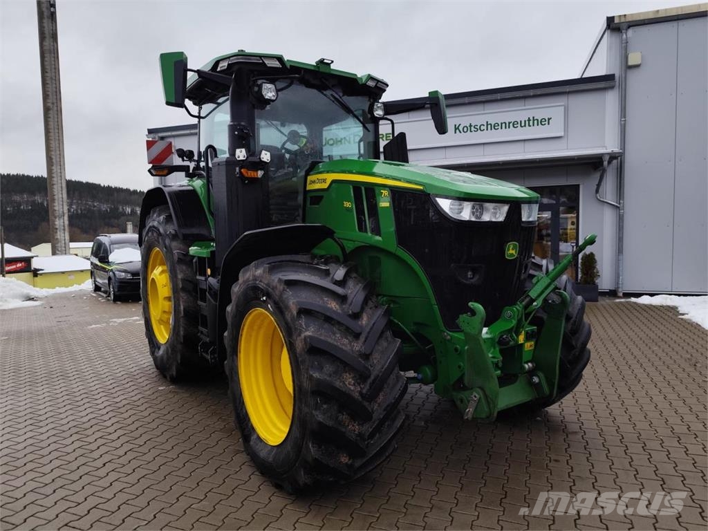 John Deere 7R 330 - Steckachse, Command PRO 트랙터