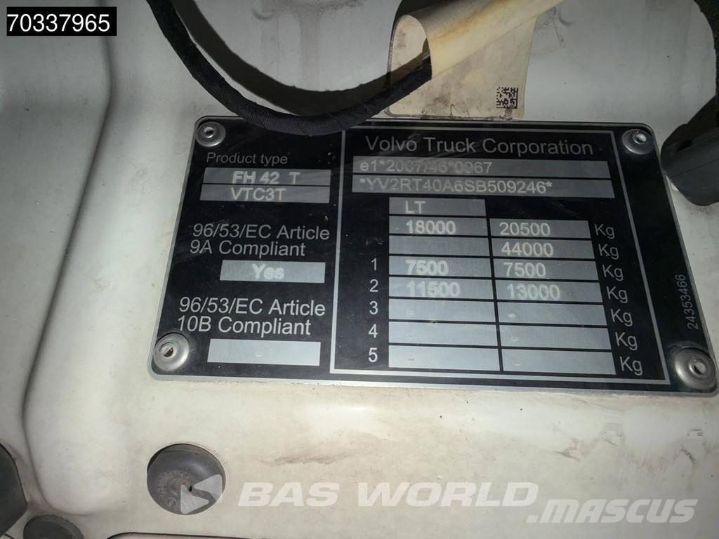 Volvo FH Aero 500 4X2 Aero XL 2x Tanks ACC Vilcēji