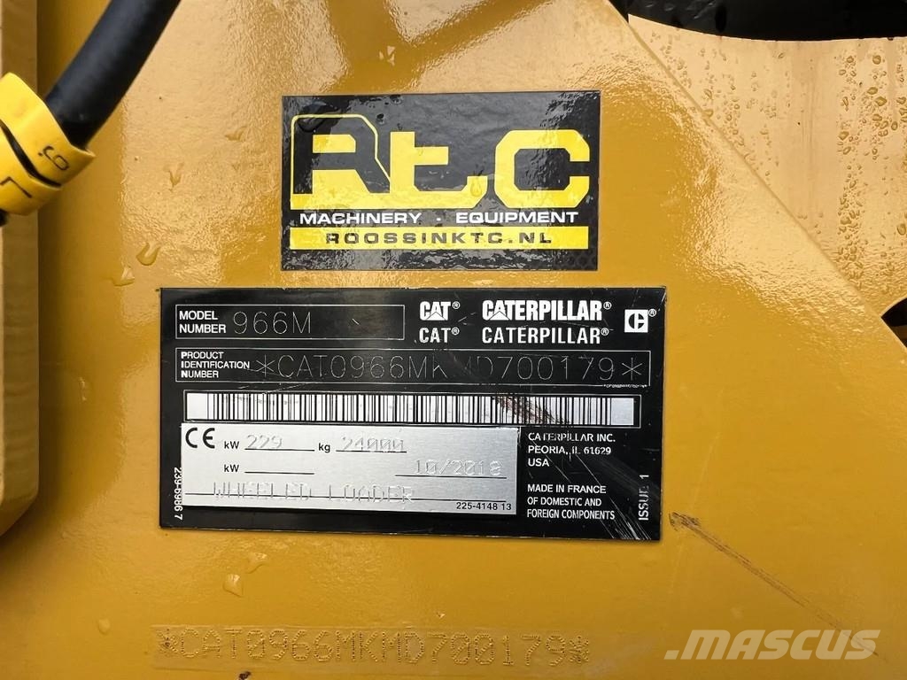 CAT 966M Aggregate Handler Low Hours 轮式装载机