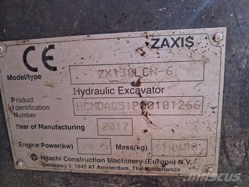 Hitachi ZX 130LCN-6 履带挖掘机