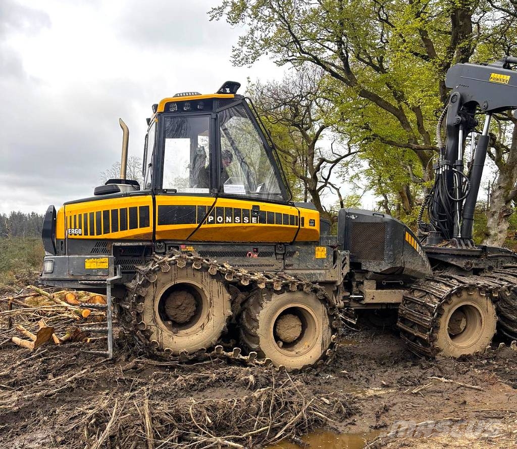 Ponsse Ergo 8W Timber Harvester c/w H7 Head Harvesterji