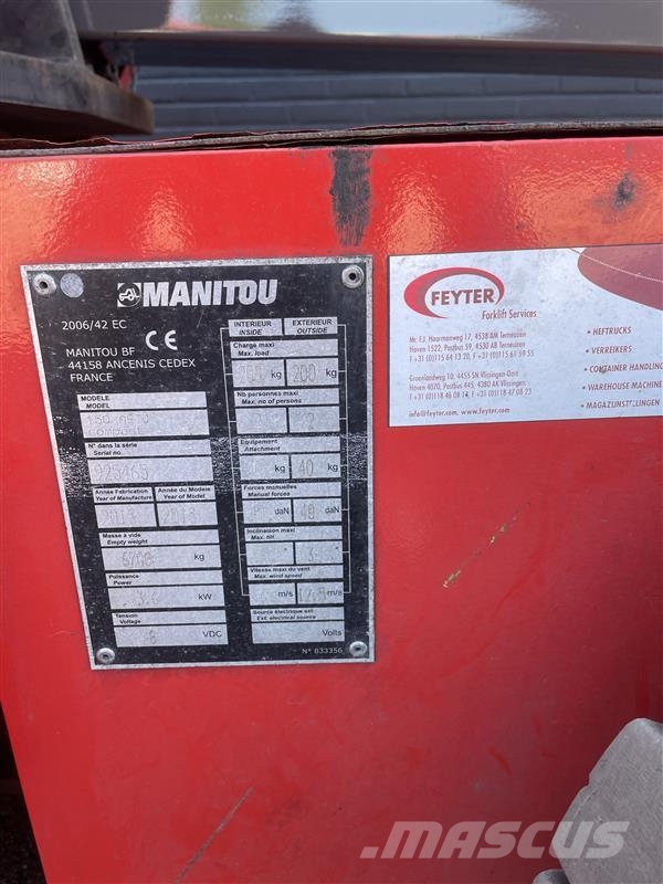 Manitou 150 AETJ / 2013 / 700 DRAAIUREN! / Dealer onderhou Teleskopické plošiny