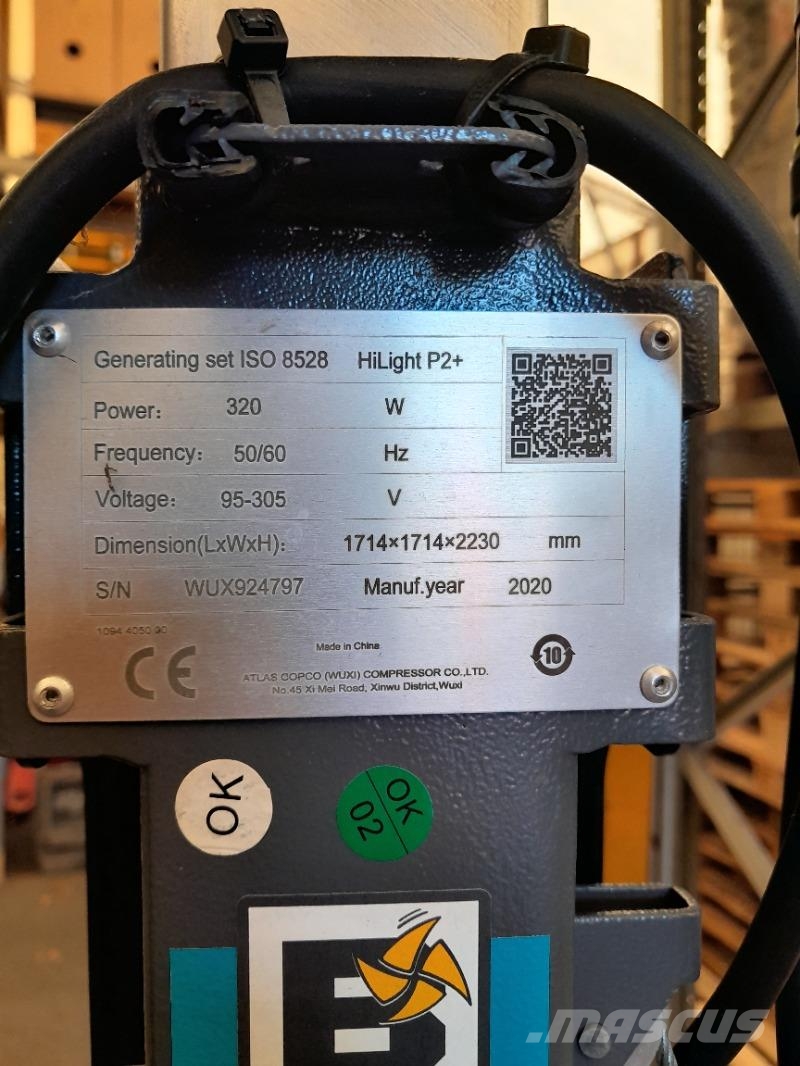 Atlas Copco AtlasCopco Lichtmast HiLight P2+CE أبراج خفيفة