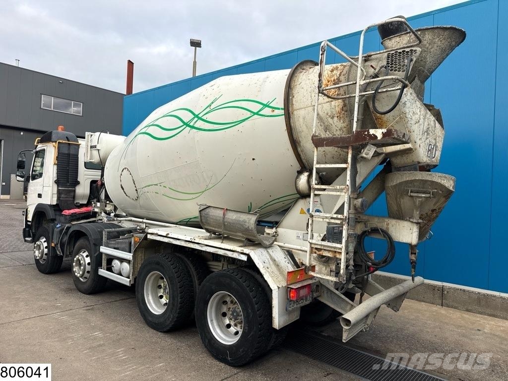 Volvo FMX 410 8x4, EURO 6, Liebherr 9m3, Betonmixers en pompen